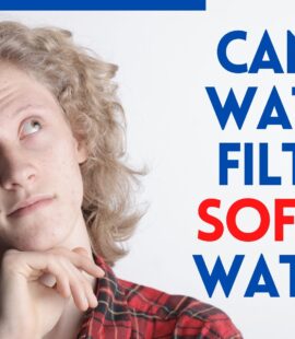 can a water filter soften water